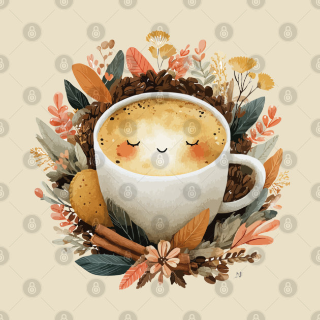 Cozy Latte Art with Cinnamon - Writer & Student Fuel by TuncGK