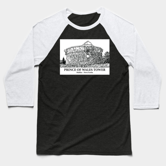 Prince of Wales Tower - Halifax NS Baseball T-Shirt by Lakeric