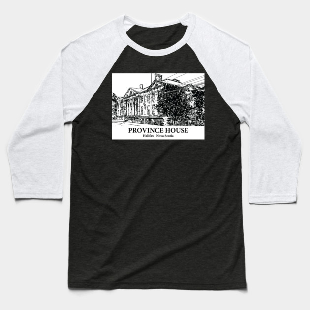 Province House - Halifax NS Baseball T-Shirt by Lakeric