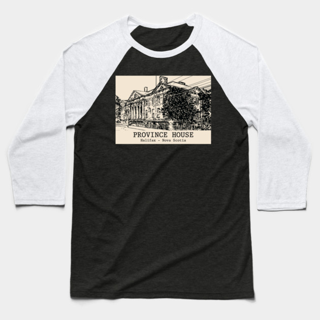 Province House - Halifax NS Baseball T-Shirt by Lakeric