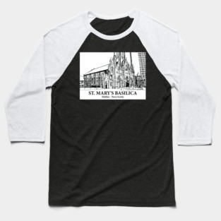 St. Mary's Basilica - Halifax NS Baseball T-Shirt