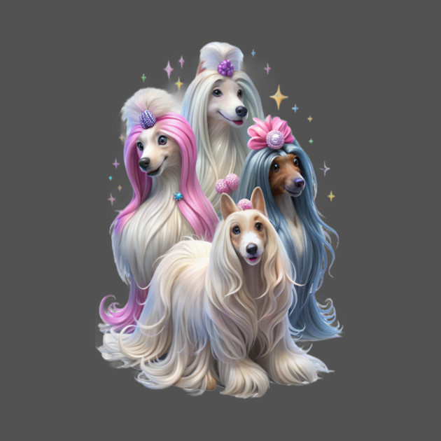 Long Haired Dogs | Cute Fluffy Dog Lover Tee by IamActiveDog