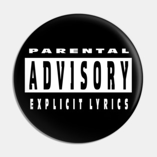 Parental Advisory Pin