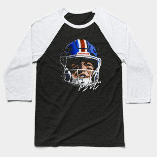 Bo Nix Denver Helmet Baseball T-Shirt