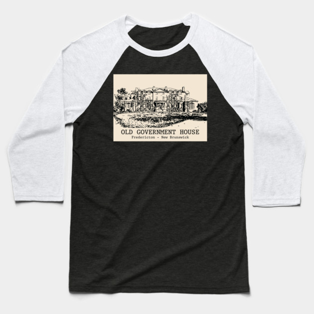 Old Government House - Fredericton NB Baseball T-Shirt by Lakeric