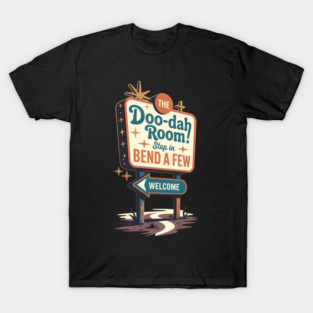 The Doo-Dah Room – Retro Bar Sign Design T-Shirt
