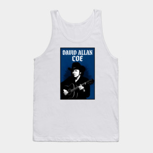 David Allan Coe Outlaw Country Music Retro Poster Design Tank Top