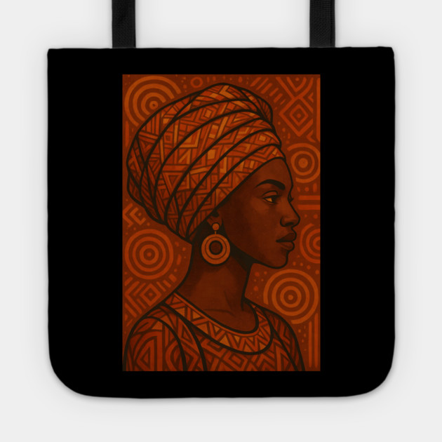 Afrocentric Woman Tote by Adwoa's Store
