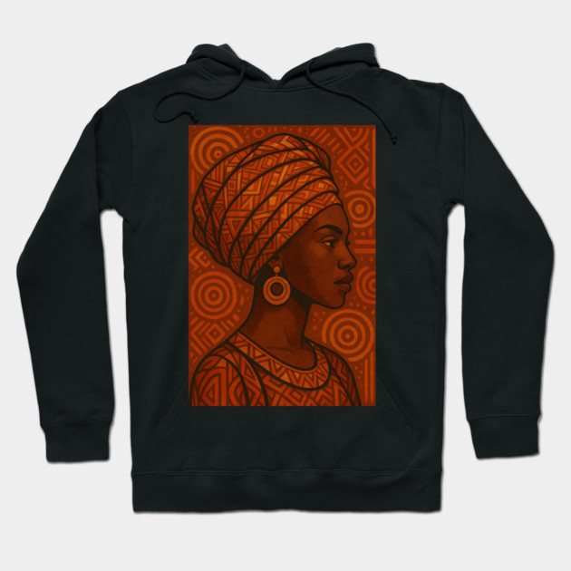 Afrocentric Woman Hoodie by Adwoa's Store