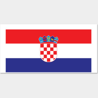 Croatian Flag Posters and Art