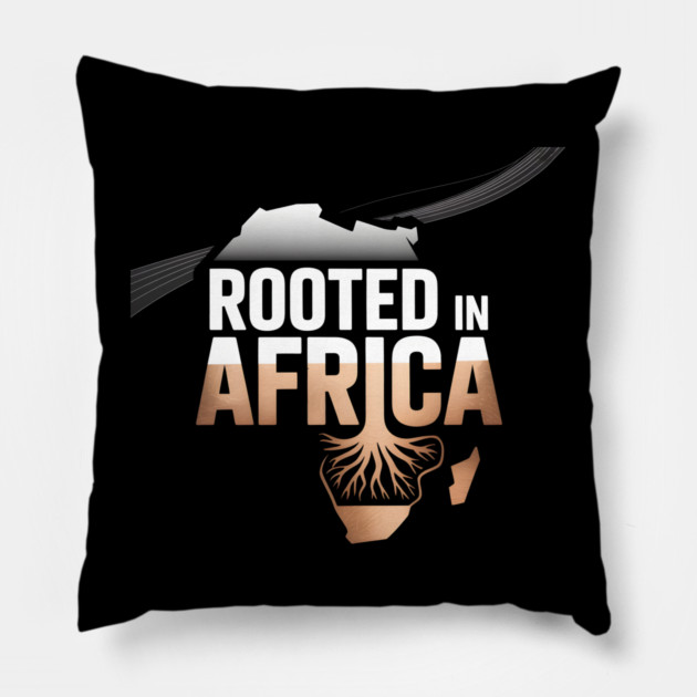 Rooted In Africa Afrocentric Pillow by Adwoa's Store