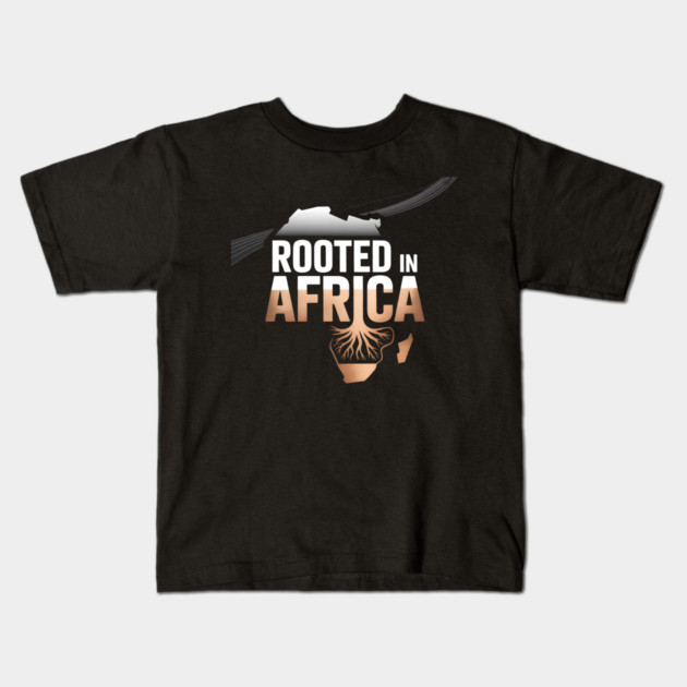 Rooted In Africa Afrocentric Kids T-Shirt by Adwoa's Store