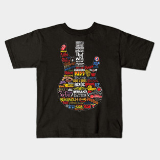 Classic Rock Band Kids T-Shirt