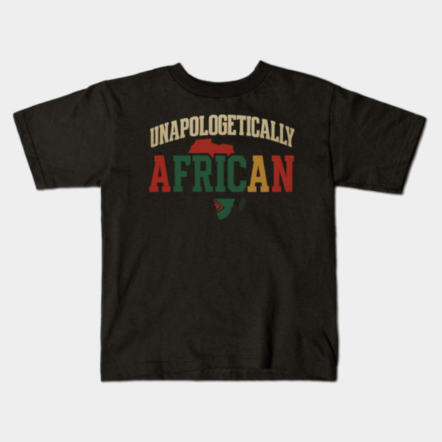 Unapologetically African Afrocentric Kids T-Shirt by Adwoa's Store