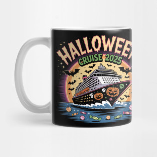 Jack-O’-Lantern Cruise Ship with Halloween Candy Mug