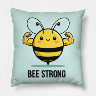 Strong Little Honeybee Pillow
