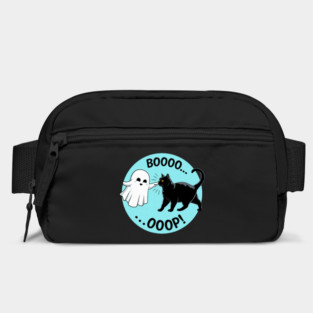 Booo…OOP Black Cat with Ghost Halloween Costume Day Kids Bag