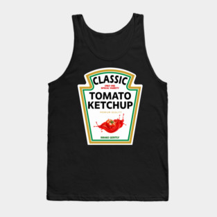 Ketchup Costume Halloween Mustard Mayo Matching Family Tank Top