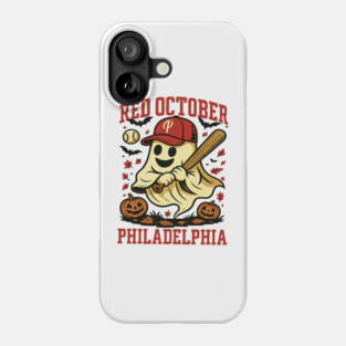 Ghost Red October Philadelphia Phillies baseball Halloween Phone Case