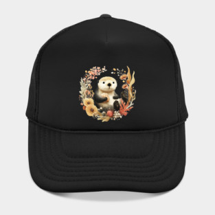 Playful Sea Otter - Significant Otter & Anniversary Folk Art Hat