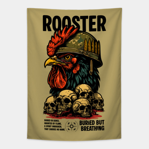 ROOSTER Tapestry by artslaves