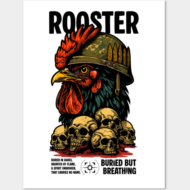 ROOSTER Wall Art by artslaves