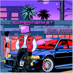 Supermarket Tv Posters and Art