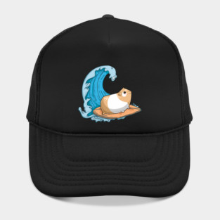Guinea Pig Mom Dad Piggy Surfing Hat