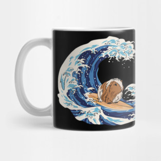 Guinea Pig Surfing Guinea Pig Surfboard Guinea Pig Mug