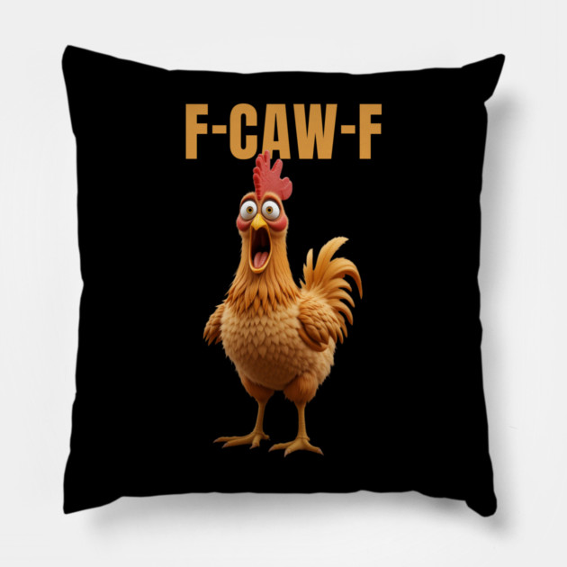 F-Caw-F Funny Chicken Pillow by Khalid's Store 2