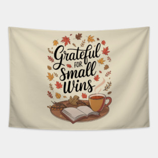 Grateful for Small Wins Tapestry