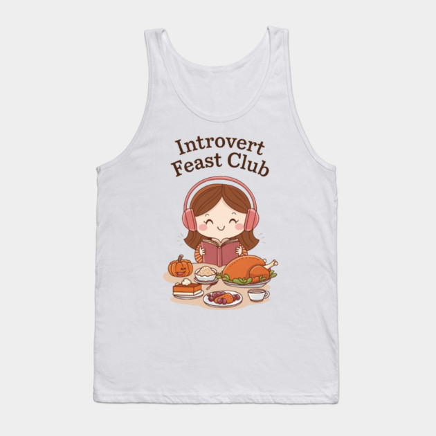 Introvert Feast Club Tank Top by Fauzi's Store