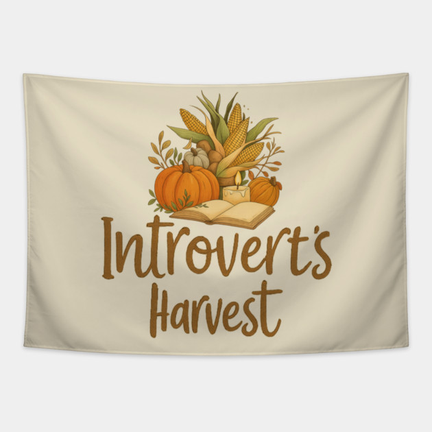Introvert’s Harvest Tapestry by Fauzi's Store