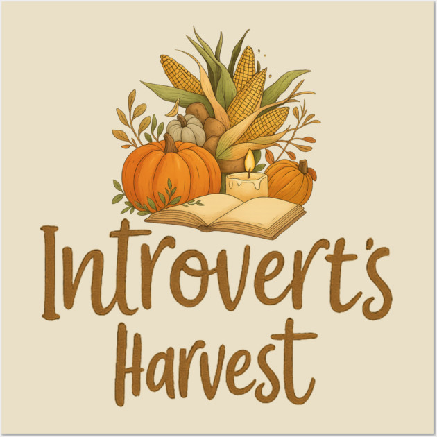 Introvert’s Harvest Wall Art by Fauzi's Store