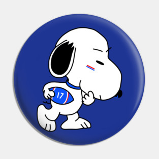 Go Snoopy Bills Pin