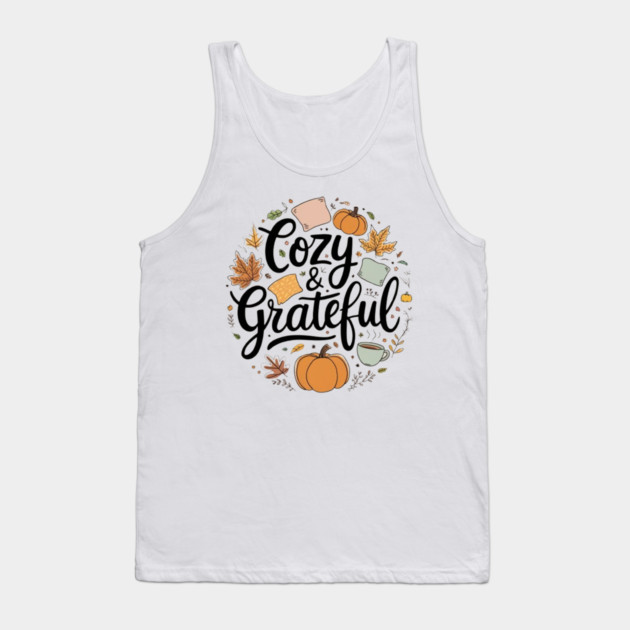 Cozy n Grateful Tank Top by Fauzi's Store