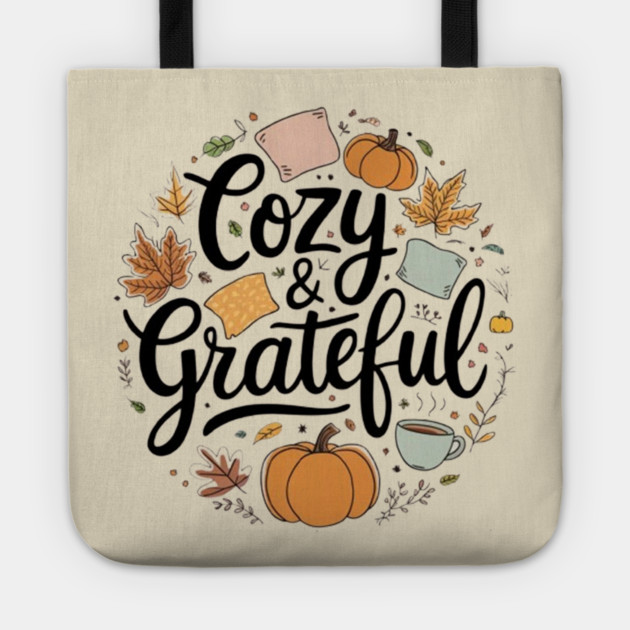 Cozy n Grateful Tote by Fauzi's Store