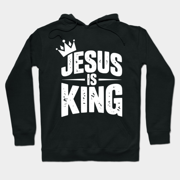 Jesus is King Hoodie by Frank Ring