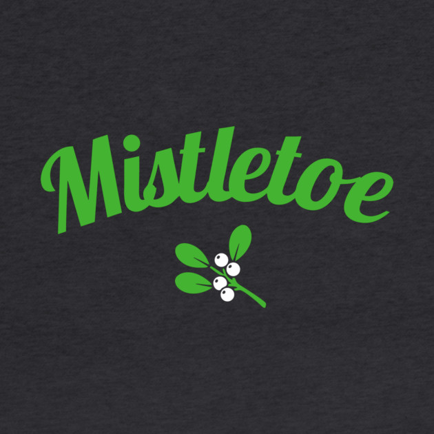 Mistletoe script art and plant icon by DonWillisJrArt