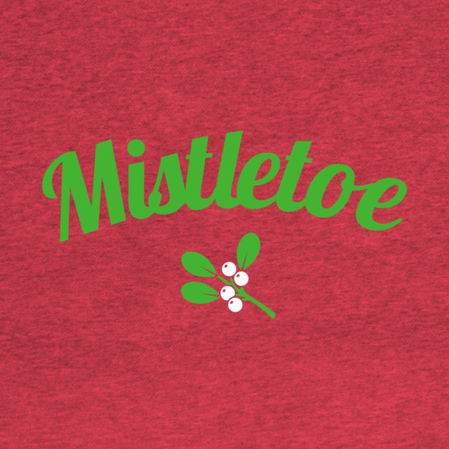 Mistletoe script art and plant icon by DonWillisJrArt