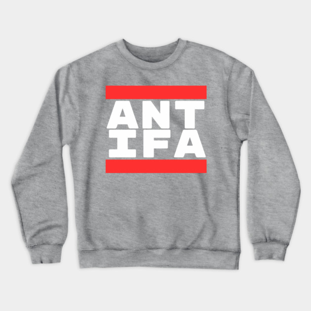 ANTIFA Crewneck Sweatshirt by casualteesinc