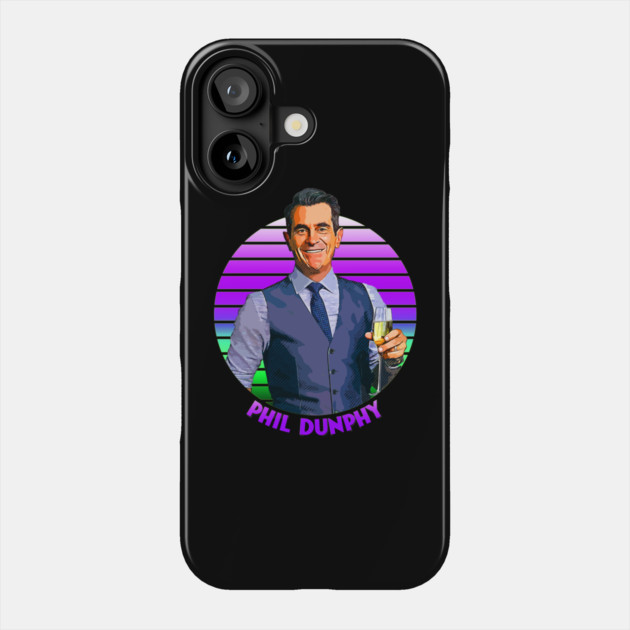 Sunset Stripes Series  Phil Dunphy Phone Case by Tv Moments
