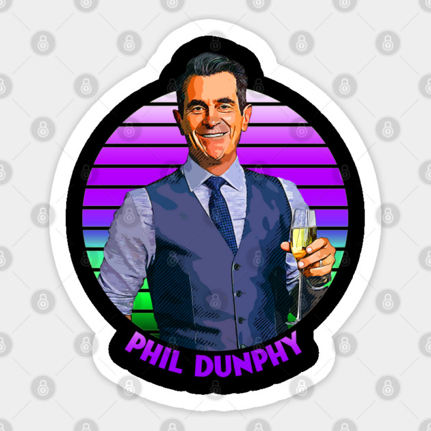 Sunset Stripes Series  Phil Dunphy Sticker by Tv Moments