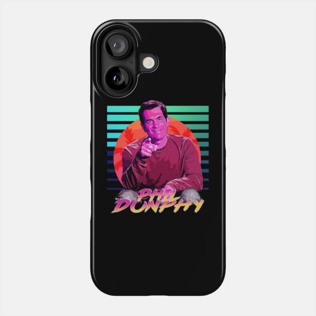 Neon Dreams Series Phil Dunphy Phone Case by Tv Moments