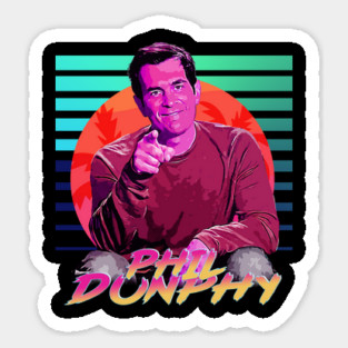 Neon Dreams Series Phil Dunphy Magnet