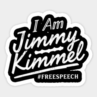 I Am Jimmy Kimmel Sticker