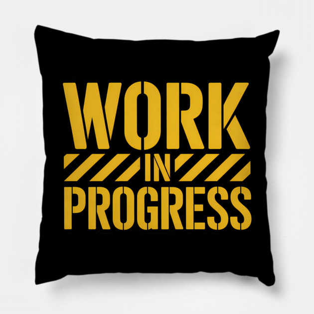 Work In Progress Fatherhood Pillow by The Fatherhood Brand