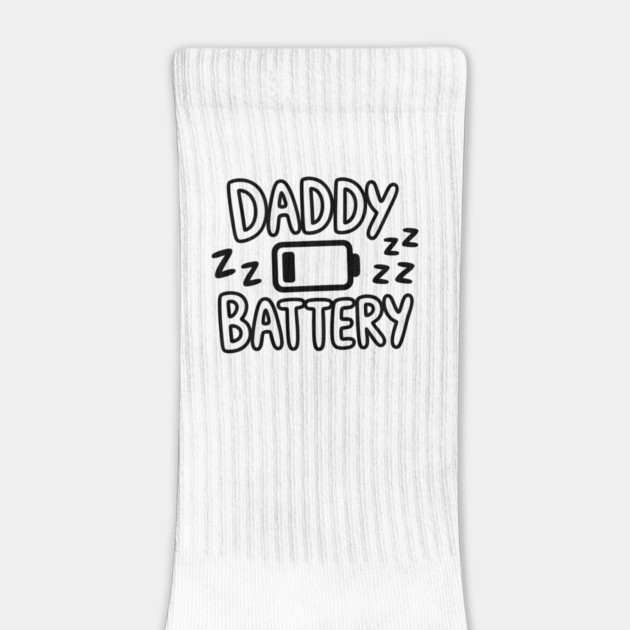 Daddy Low Battery - Funny Fathers Gift by The Fatherhood Brand