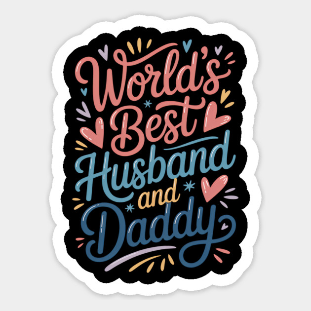 World's Best Husband & Daddy Fathers Gift Magnet by The Fatherhood Brand