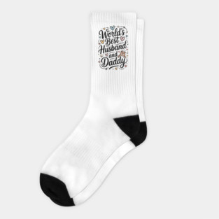 World's Best Husband & Daddy Fathers Gift Socks
